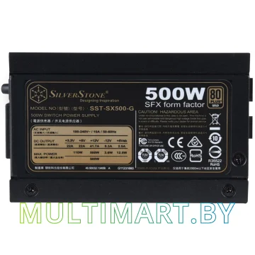 Блок питания SilverStone SX500-G v 1.1 500W картинка 8